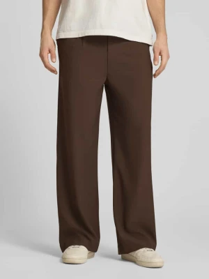 Spodnie materiałowe z paskiem z logo i kieszeniami z tyłu ANOTHER COTTON LAB