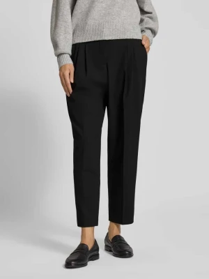 Spodnie materiałowe z plisami model ‘Lessieh’ OPUS PANTS