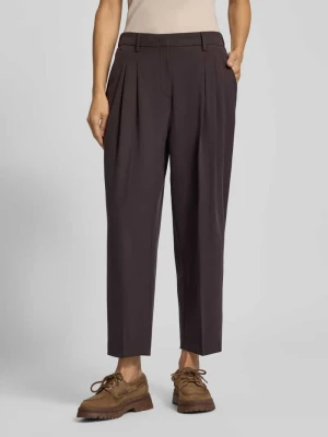 Spodnie materiałowe z plisami model ‘Lessieh’ OPUS PANTS
