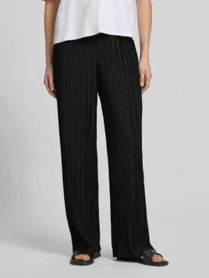 Spodnie materiałowe z plisami model 'MIKALA' Ichi