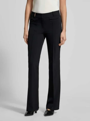 Spodnie materiałowe z poszerzaną nogawką i bocznymi kieszeniami CAMBIO