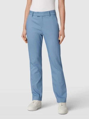 Spodnie materiałowe z poszerzaną nogawką w jednolitym kolorze model ‘ELLEN NIGHT’ MOS MOSH