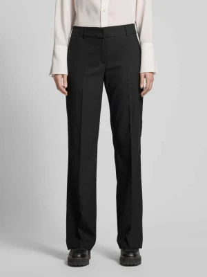 Spodnie materiałowe z poszerzaną nogawką w kant Jake*s Collection