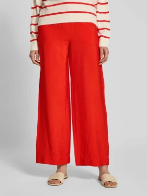 Spodnie materiałowe z prostą nogawką i efektem marszczenia model ‘Henra Ladonna’ MSCH Copenhagen