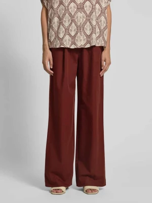 Spodnie materiałowe z prostą nogawką i elastycznym pasem Jake*s Collection