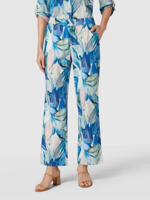 Spodnie materiałowe z prostą nogawką i kwiatowym wzorem ‘Summer’ Toni Dress