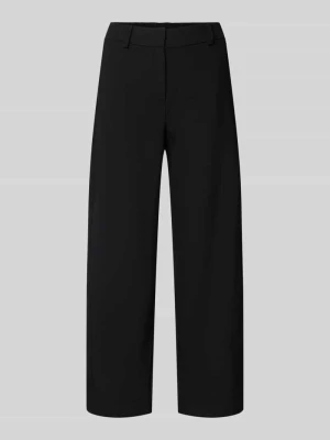 Spodnie materiałowe z prostą nogawką i lamowaną kieszenią z tyłu model ‘Mette’ OPUS PANTS