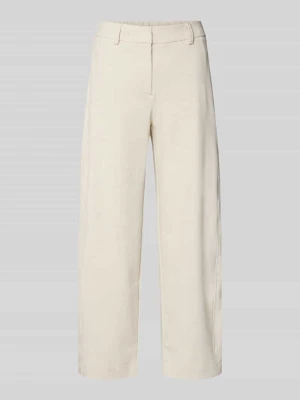 Spodnie materiałowe z prostą nogawką i lamowaną kieszenią z tyłu model ‘Mette’ OPUS PANTS