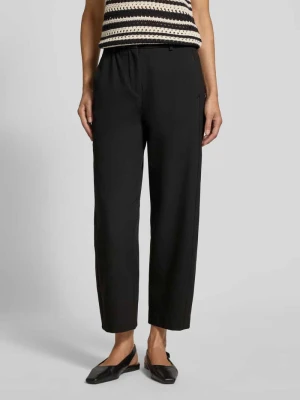 Spodnie materiałowe z prostą nogawką i lamowaną kieszenią z tyłu model ‘Mette’ OPUS PANTS