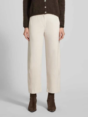 Spodnie materiałowe z prostą nogawką i lamowaną kieszenią z tyłu model ‘Mette’ OPUS PANTS