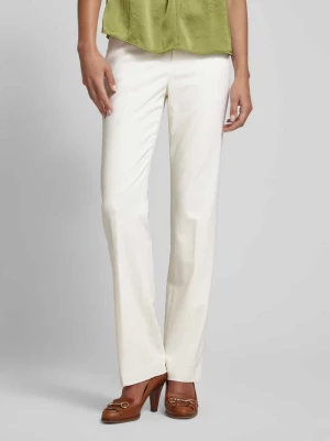 Spodnie materiałowe z prostą nogawką i lamowanymi kieszeniami model ‘QUARTILLA’ Lauren Ralph Lauren