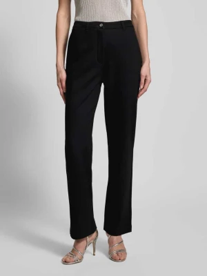 Zdjęcie produktu Spodnie materiałowe z prostą nogawką i wpuszczanymi kieszeniami model ‘NEW ZOE’ Guess