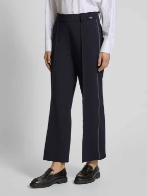 Spodnie materiałowe z prostą nogawką o skróconym kroju model ‘CAMERON’ CAMBIO