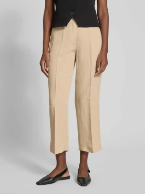 Spodnie materiałowe z prostą nogawką o skróconym kroju model ‘OLESSA’ RAFFAELLO ROSSI