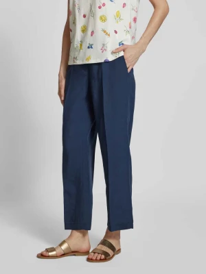 Spodnie materiałowe z prostą nogawką o skróconym kroju model ‘OLESSA’ RAFFAELLO ROSSI