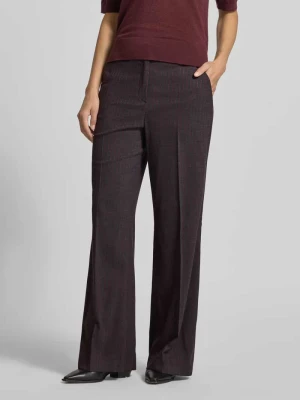 Spodnie materiałowe z prostą nogawką w kant model ‘ANAIS’ RAFFAELLO ROSSI