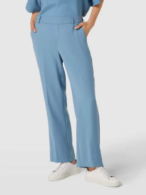 Spodnie materiałowe z prostą nogawką w kant model ‘Vai Leia’ MOS MOSH