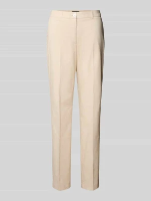 Spodnie materiałowe z prostą nogawką z mieszanki bawełny z dodatkiem lnu s.Oliver BLACK LABEL