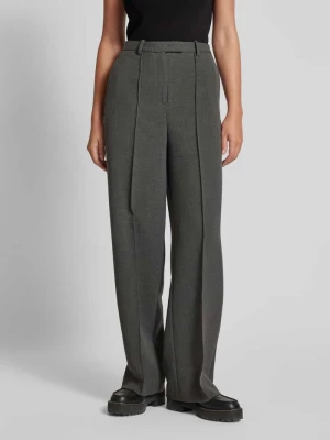 Spodnie materiałowe z prostą nogawką z przeszytym kantem Tommy Hilfiger