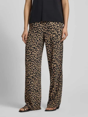 Spodnie materiałowe z prostą nogawką z tunelem model ‘AVRIL’ CAMBIO