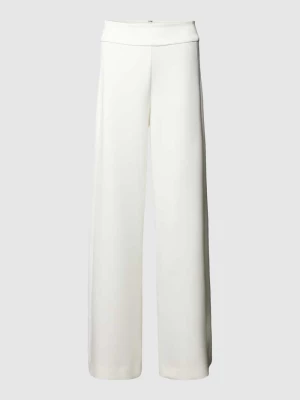 Spodnie materiałowe z rozkloszowaną nogawką model ‘LEVANTE’ MaxMara Leisure