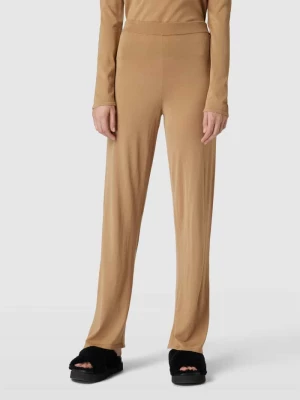 Spodnie materiałowe z rozkloszowaną nogawką model ‘TENCEL LOUNGE’ Calvin Klein Underwear