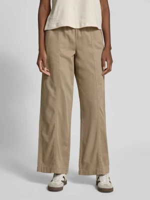 Spodnie materiałowe z szeroką nogawką i elastycznym pasem JAKE*S STUDIO WOMAN