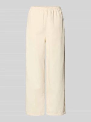 Spodnie materiałowe z szeroką nogawką i elastycznym pasem model ‘Lycaz’ American vintage