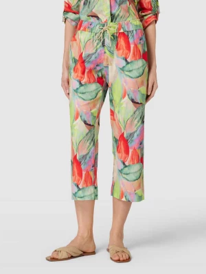 Spodnie materiałowe z szeroką nogawką i kwiatowym wzorem model ‘PIA’ Toni Dress