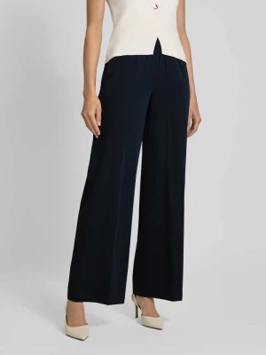 Zdjęcie produktu Spodnie materiałowe z szeroką nogawką i lamowanymi kieszeniami z tyłu model ‘Mucia’ OPUS PANTS