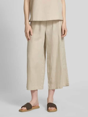 Spodnie materiałowe z szeroką nogawką i tunelem Christian Berg Woman