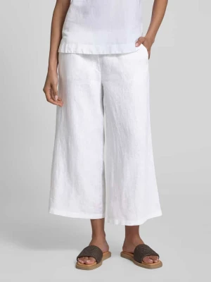 Spodnie materiałowe z szeroką nogawką i tunelem Christian Berg Woman