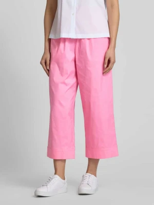 Spodnie materiałowe z szeroką nogawką i wpuszczanymi kieszeniami model ‘Paloma’ Joop!