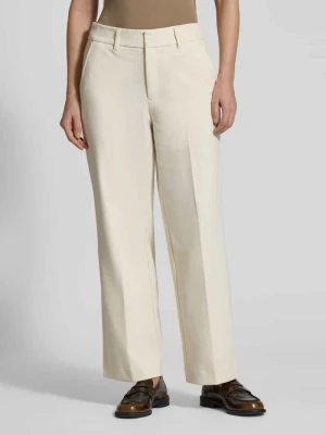 Spodnie materiałowe z szeroką nogawką w kant s.Oliver RED LABEL