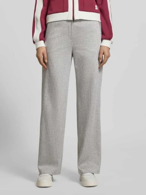 Spodnie materiałowe z szeroką nogawką z mieszanki wiskozy Marc Cain