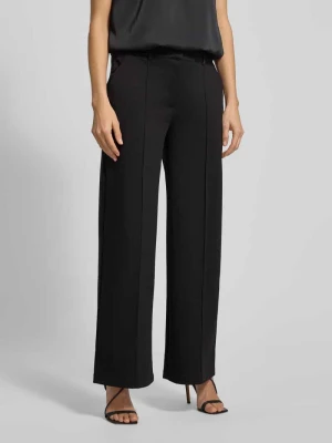 Spodnie materiałowe z szeroką nogawką z przeszytym kantem model ‘KATE’ Ichi