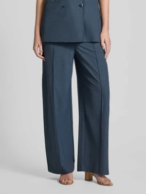 Spodnie materiałowe z szeroką nogawką z przeszytym kantem model ‘Nila Roy’ MOS MOSH