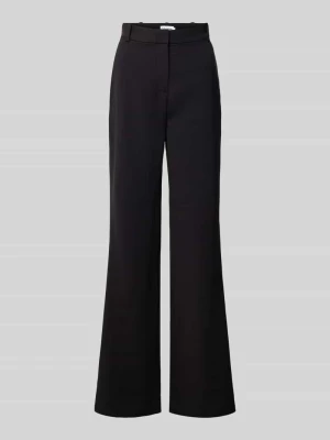 Spodnie materiałowe z szeroką nogawką ze szlufkami na pasek Calvin Klein Womenswear