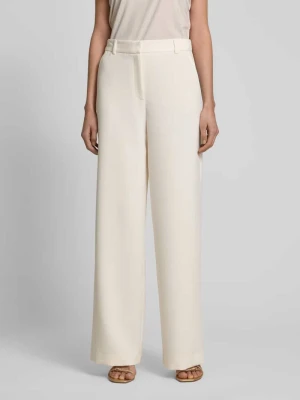 Spodnie materiałowe z szeroką nogawką ze szlufkami na pasek Jake*s Collection