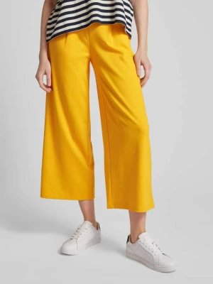 Spodnie materiałowe z szeroką, skróconą nogawką model ‘Kate Sus’ Ichi