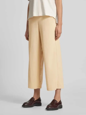 Spodnie materiałowe z szeroką, skróconą nogawką model ‘Siham’ Soyaconcept