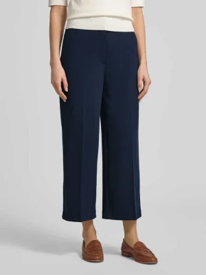 Spodnie materiałowe z szerokimi nogawkami i kantami Betty Barclay