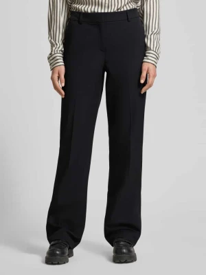 Spodnie materiałowe z szerokimi nogawkami w kant Christian Berg Woman Selection
