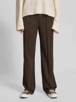 Spodnie materiałowe z szerokimi nogawkami z mieszanki wiskozy model ‘POPTRASH-SUKI’ Only