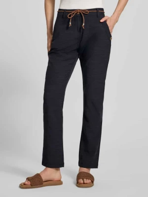 Spodnie materiałowe z wiązanym paskiem i kieszeniami wpuszczanymi G.I.G.A. DX