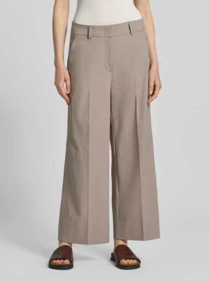 Spodnie materiałowe z wpuszczanymi kieszeniami model 'CARA' CAMBIO