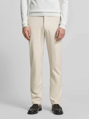 Spodnie materiałowe o kroju regular fit z wpuszczanymi kieszeniami w stylu francuskim Christian Berg Men