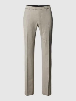 Spodnie materiałowe z wpuszczanymi kieszeniami w stylu francuskim drykorn