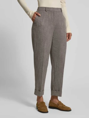 Spodnie materiałowe z wpuszczanymi kieszeniami w stylu francuskim Jake*s Collection