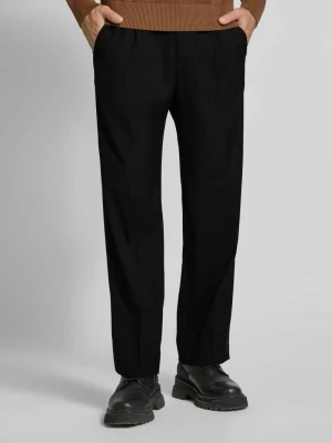 Spodnie materiałowe z wpuszczanymi kieszeniami w stylu francuskim JAKE*S STUDIO MEN